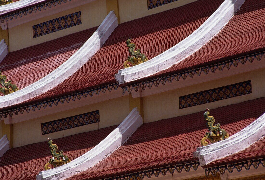 Dach des Cau Dai-Tempels