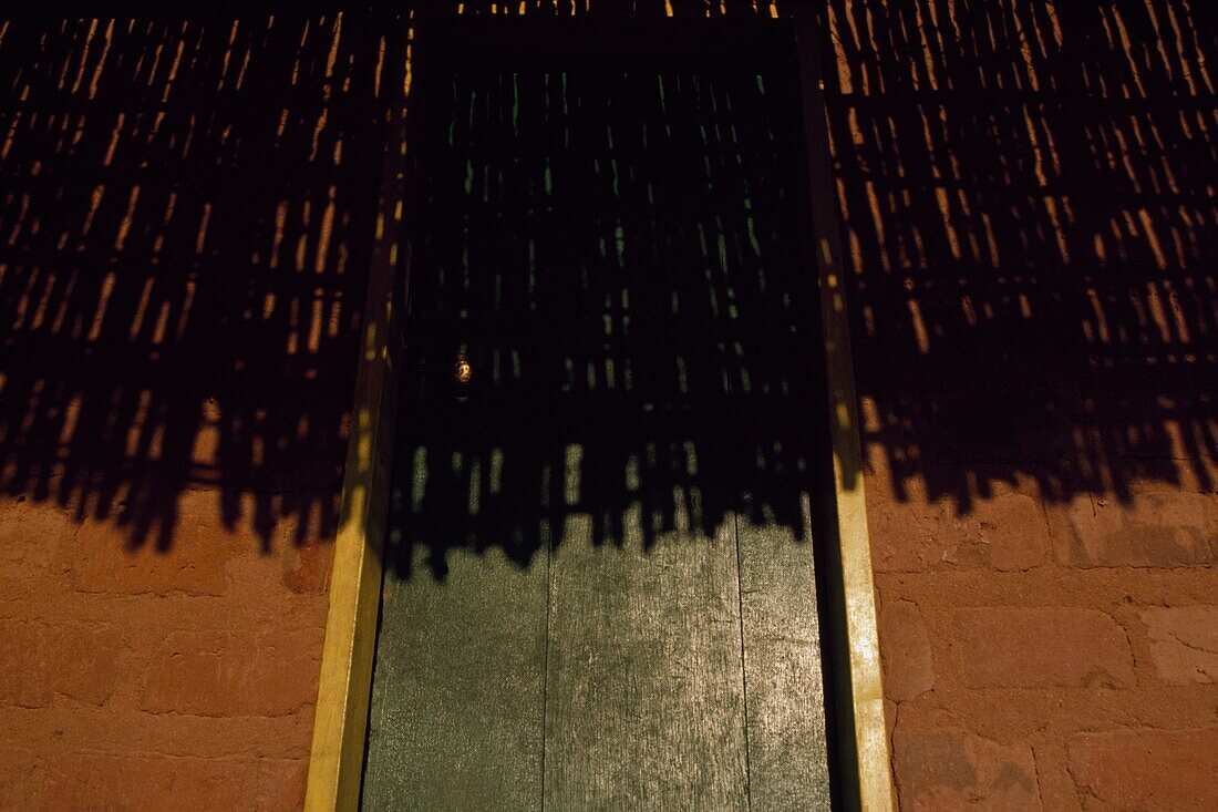 Shadow Of Thatched Roof