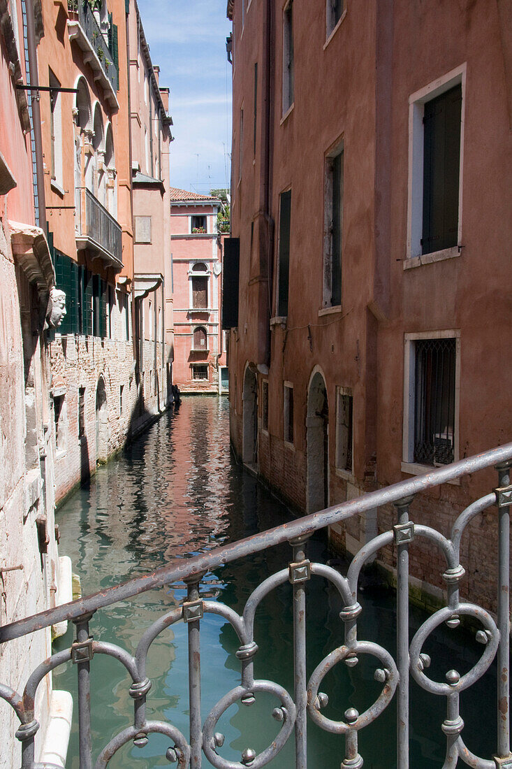 View Of Canal From Footbridge