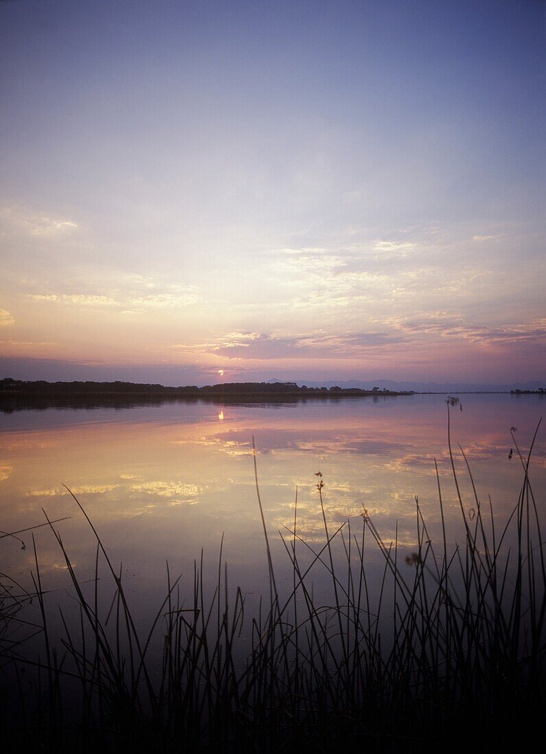 Shire River At Sunset