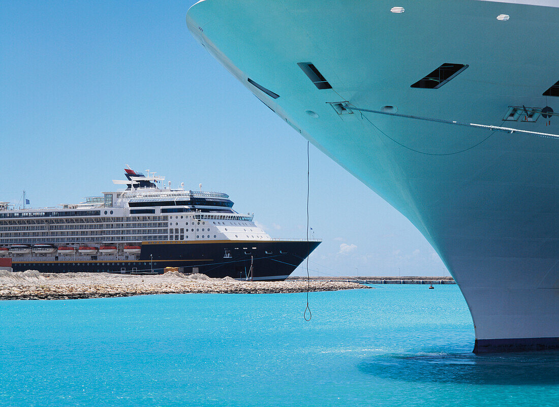 Cruise Ships In Bridgetown Port,Barbados.