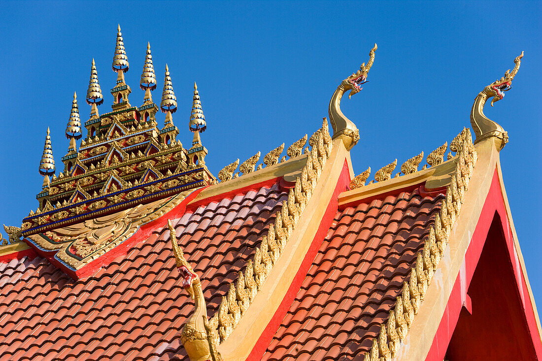 Tempeldach in Vientiane, Laos