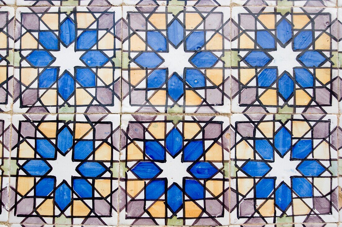 Traditional Glazed Tiles, Palacio Da Pena,Sintra,Portugal