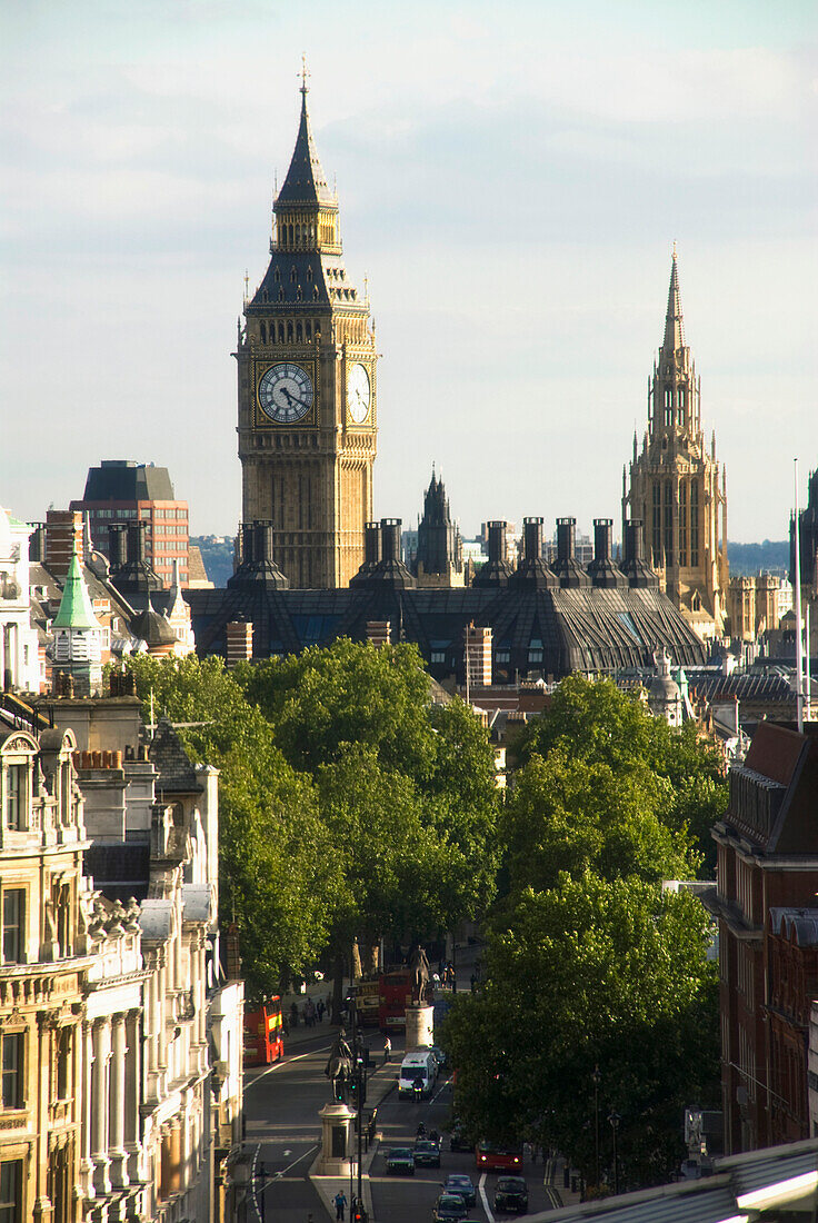 London Skyline With Big Ben, England,Uk