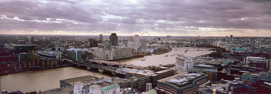 Aerial View Of West London And Thames, United Kingdom