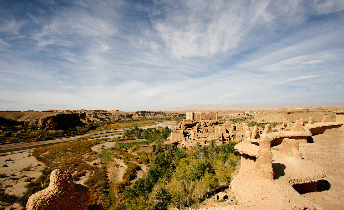 Ruinen einer Kasbah, Dades-Tal, Marokko