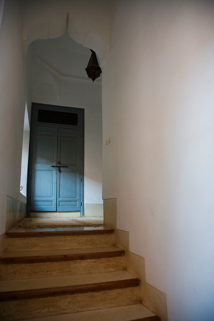 Treppe des Riad Dar Hanane, Marrakesch,Marokko