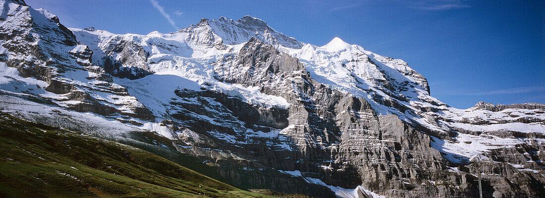 Jungfrau,oberhalb Kleine Scheidegg, Berner Alpen,Berner Oberland,Schweiz