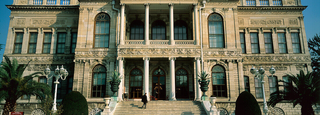 Exterior Of Dolmabahce Palace, Istanbul,Turkey