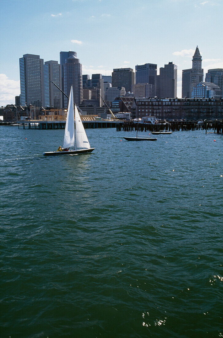 Downtown From Boston Harbour