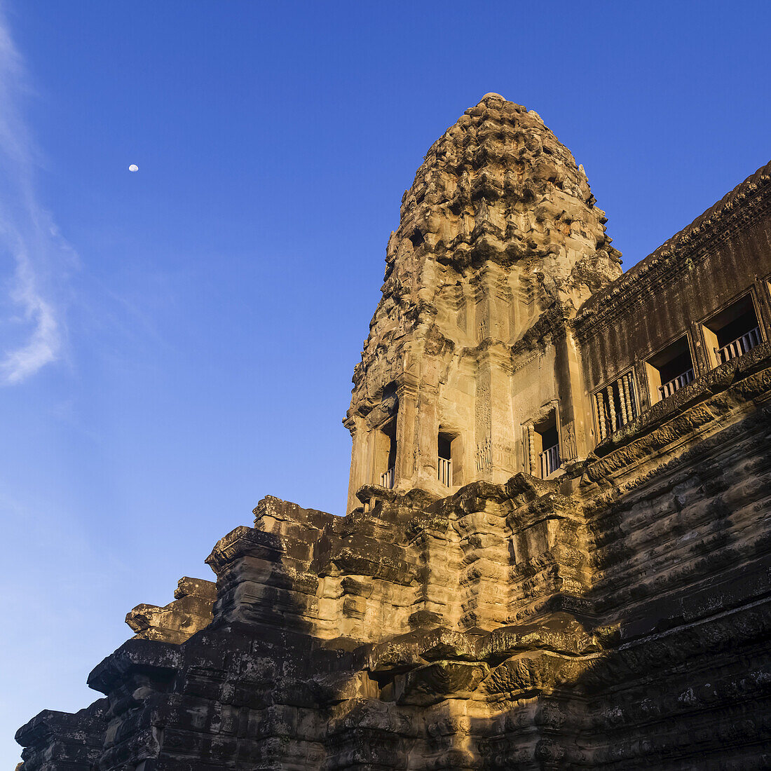Buddhist Temple, Angkor Wat; Krong Siem Reap, Siem Reap Province, Cambodia