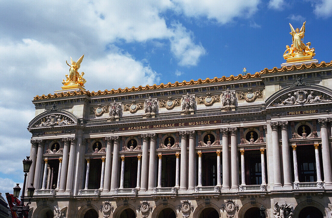 The Exterior Of Paris Opera