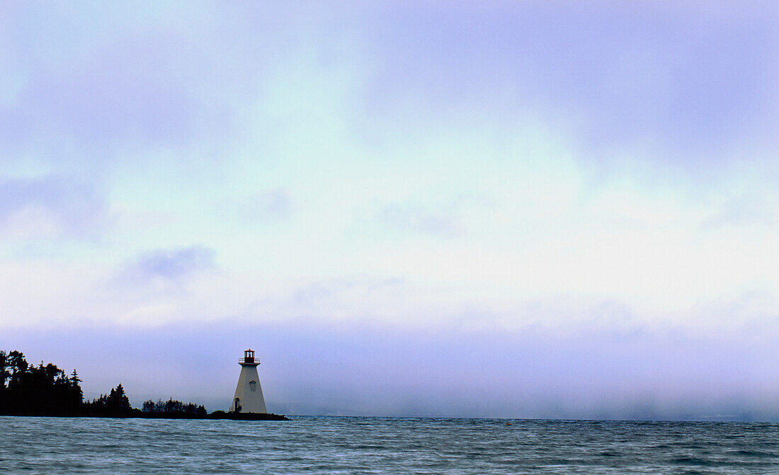 Lighthouse In Storm