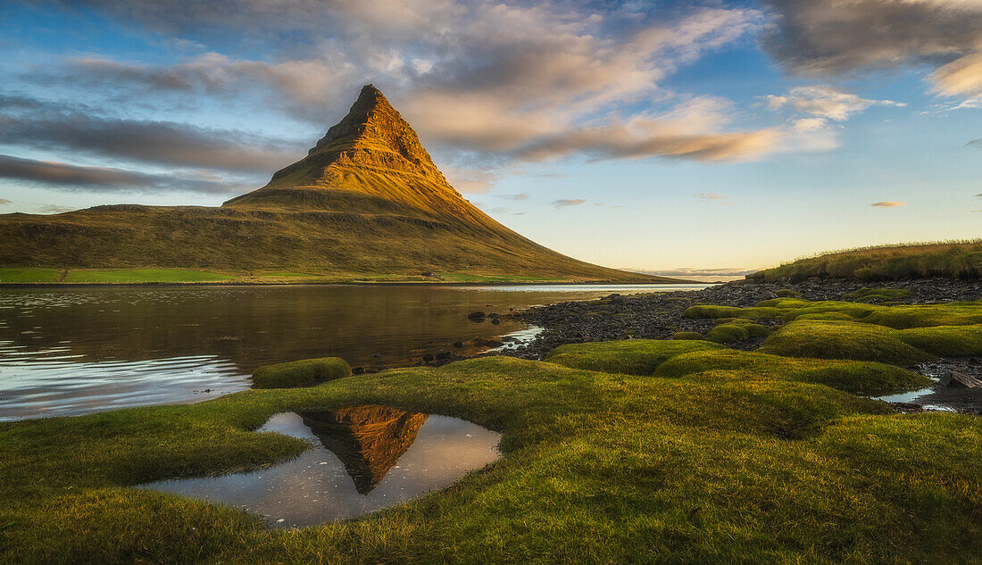 Sunrise Over Kirkjufell, Snaefellsness Peninsula; Iceland