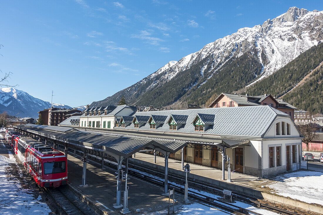 Bahnhof Chamonix Montenvers; Mer De Glace, Chamonix, Frankreich