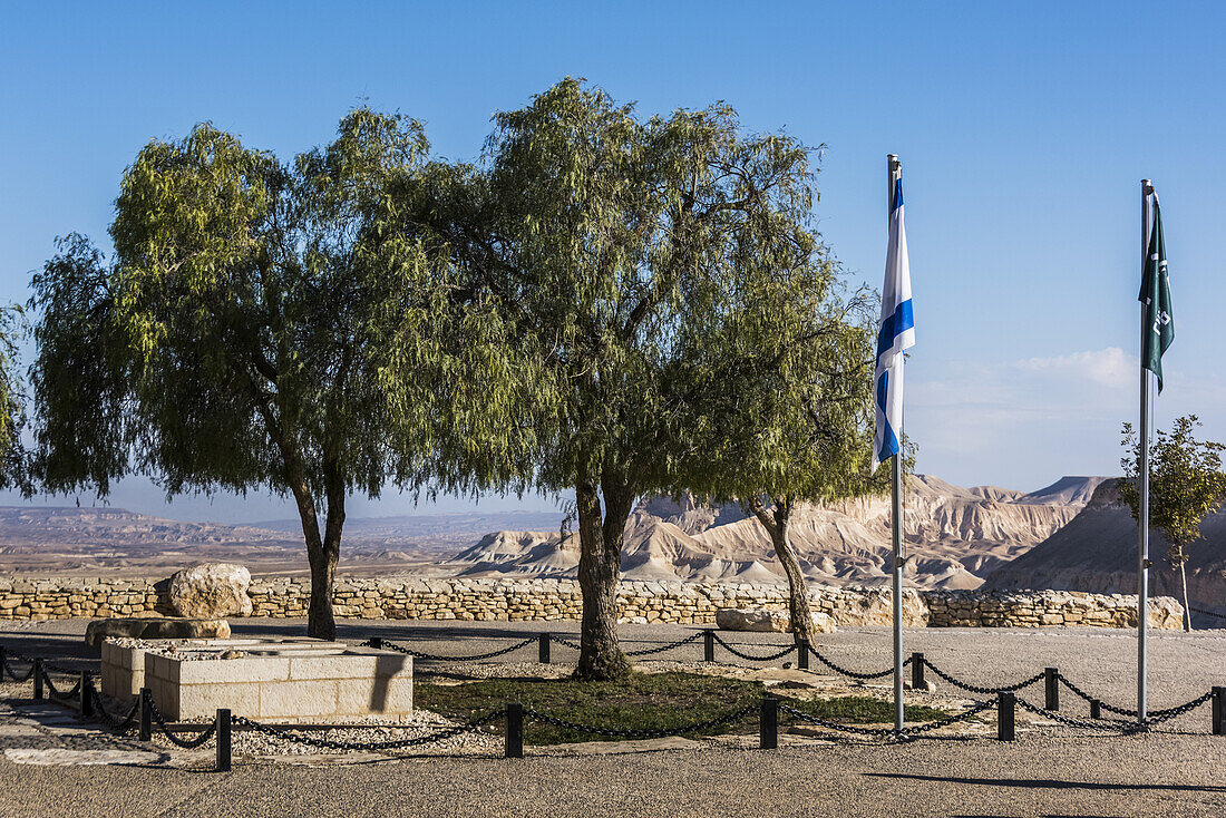 Denkmal für David Ben-Gurion, Israels ersten Premierminister; Jerusalem, Israel.