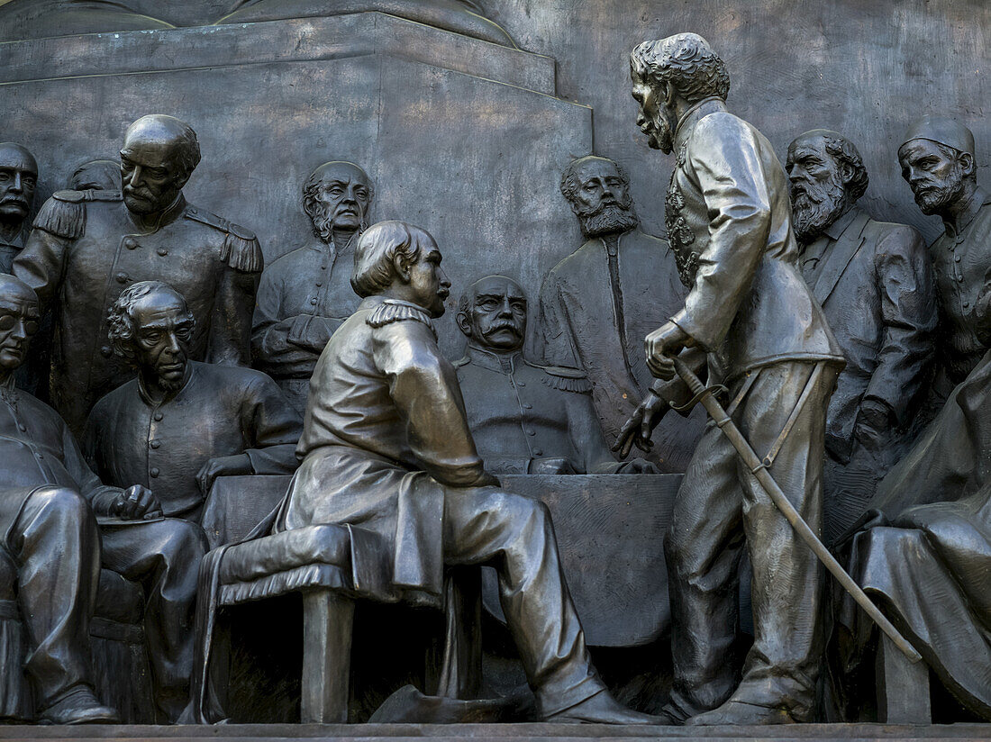 Denkmal von Gyula Andrassy, Ungarns Ministerpräsident zwischen 1867 und 1871; Budapest, Budapest, Ungarn