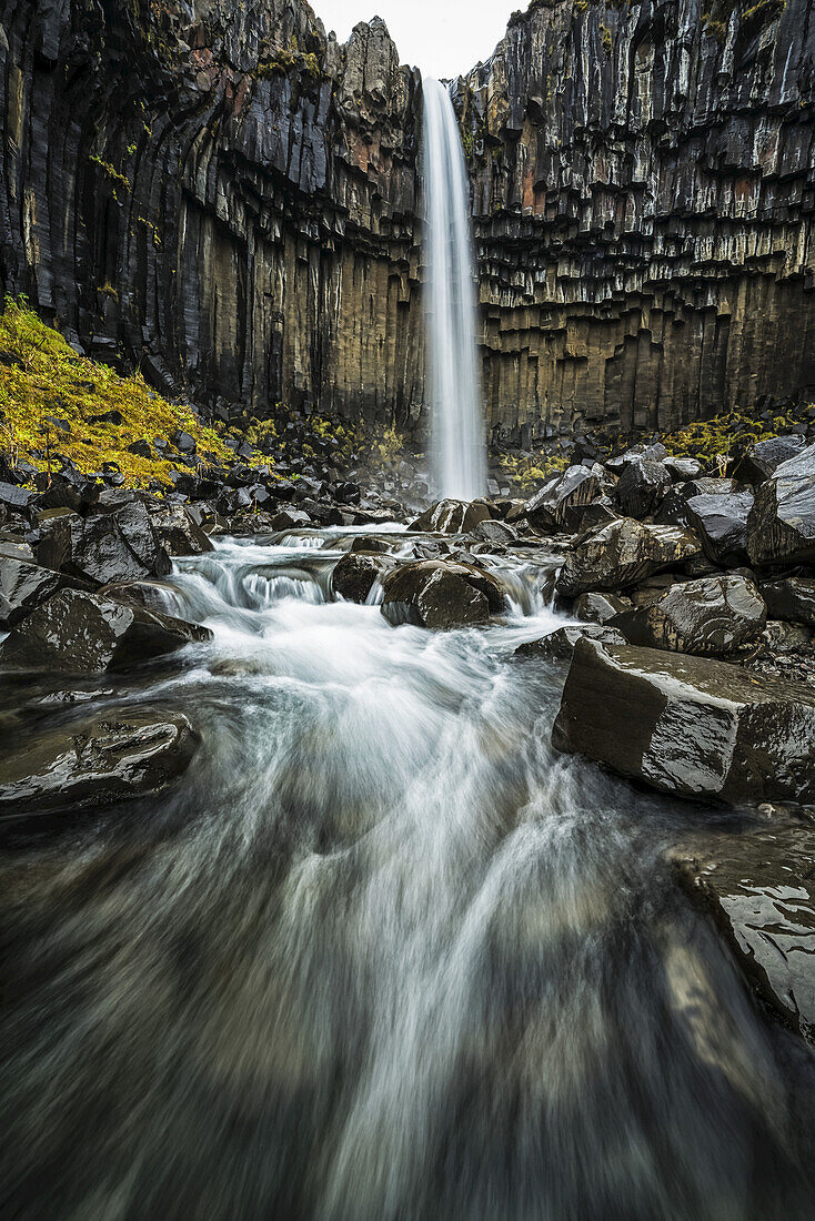 Svartifoss-Wasserfall; Island