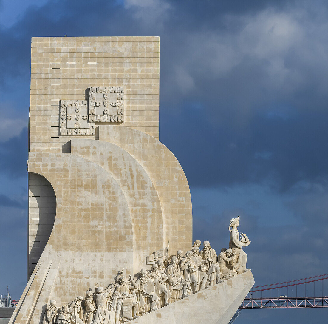 Denkmal des Padrao dos Descobrimentos; Lissabon, Region Lisboa, Portugal.