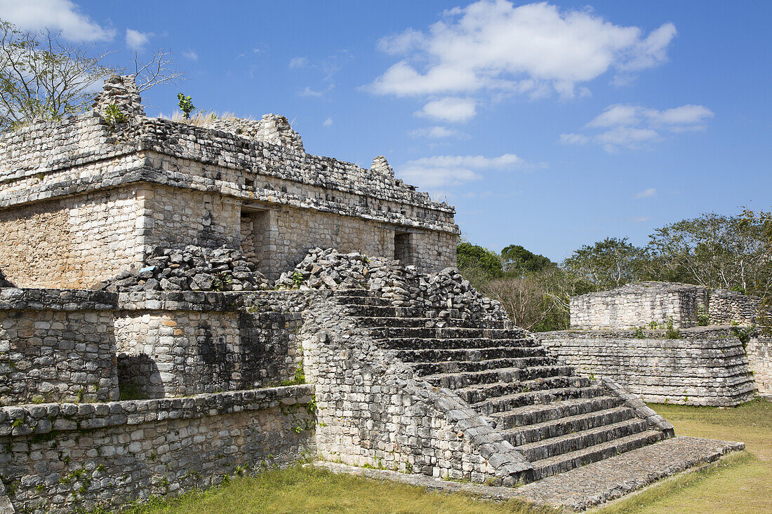 Struktur 17, Ek Balam, Archäologische Stätte der Yucatec-Maurer; Yucatan, Mexiko
