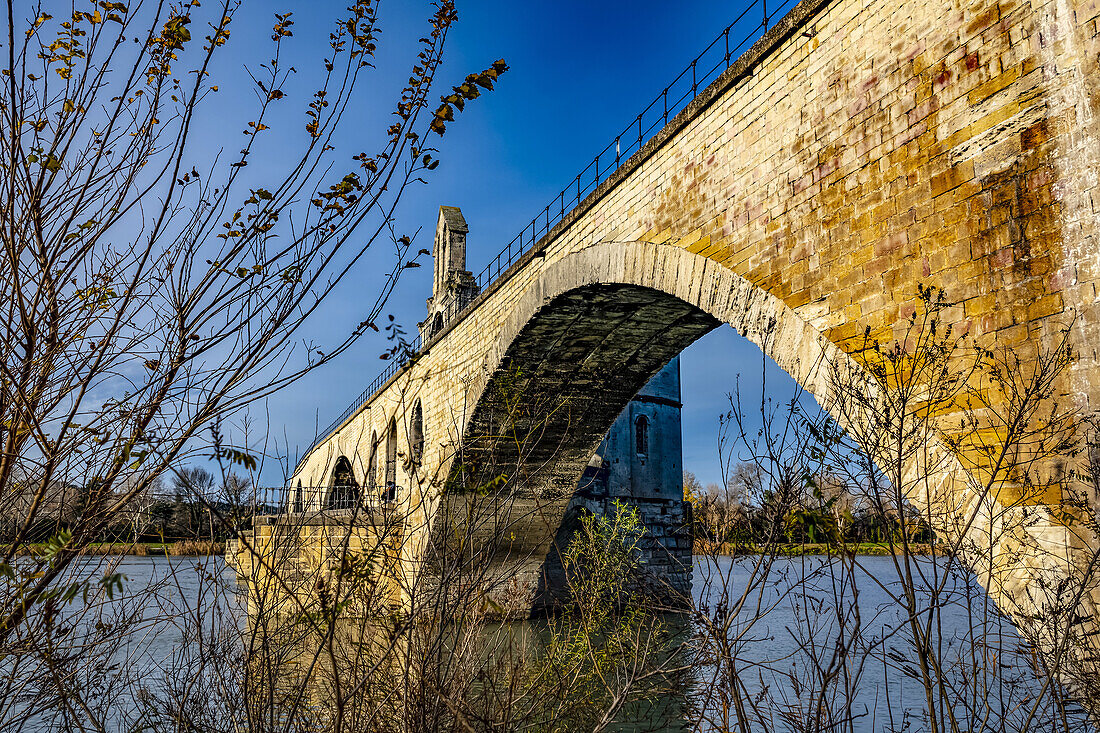 Pont Saint-Benezet; Avignon, Provence Alpes Cote d'Azur, Frankreich