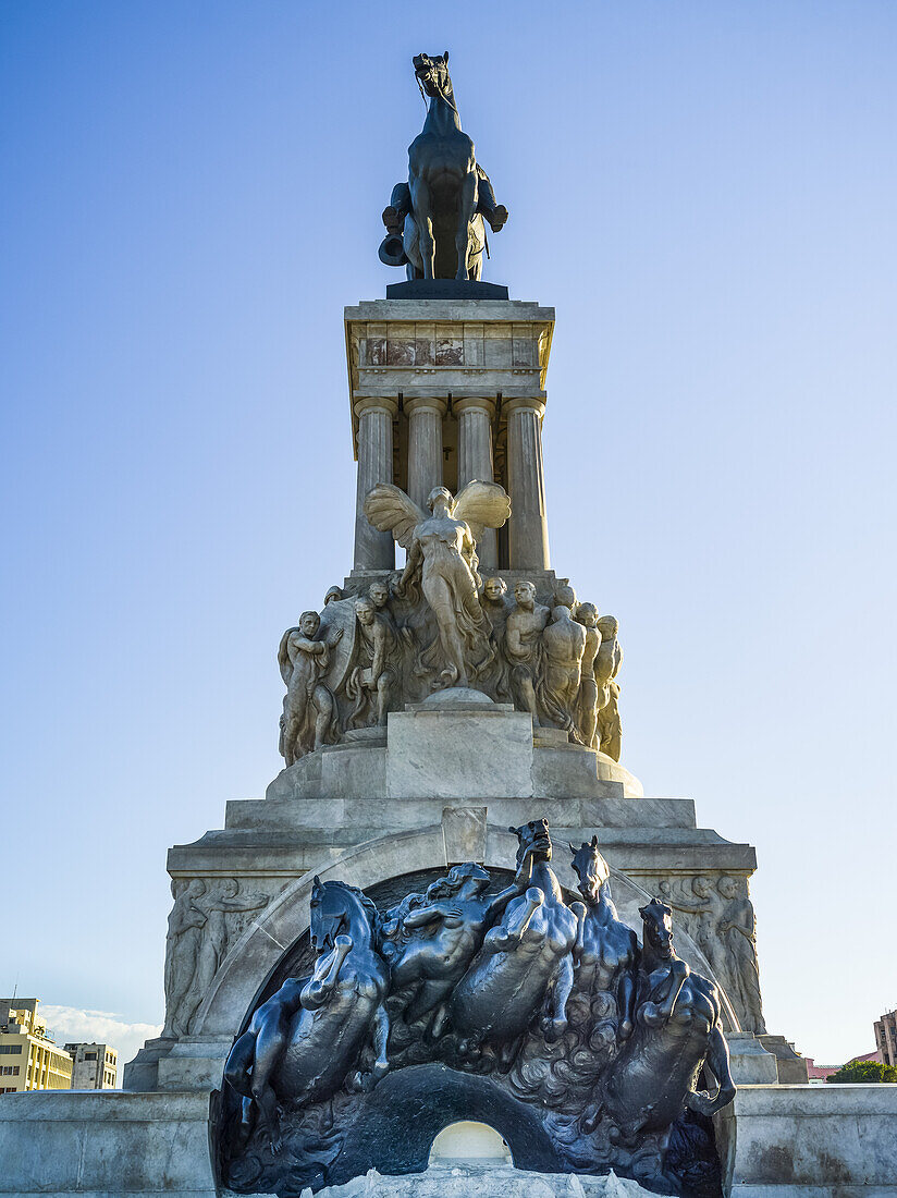 Das Denkmal für General Antonio Maceo am Malecon; Havanna, Kuba.