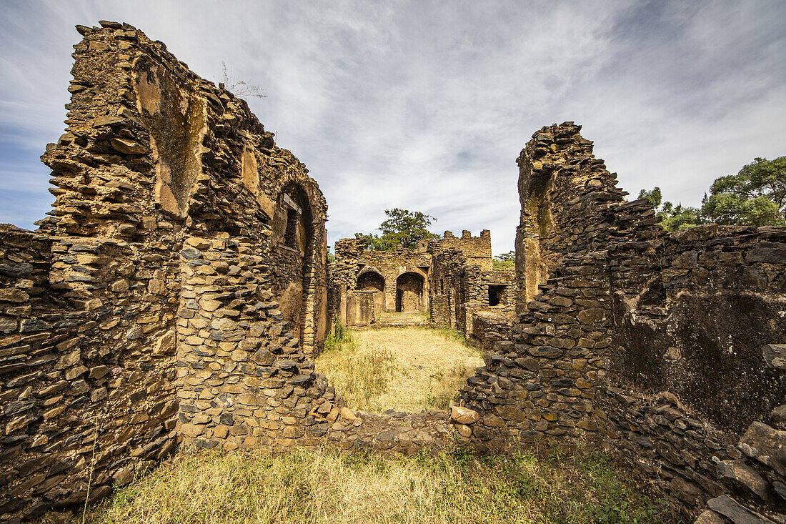 Türkische Bäder, Fasil Ghebbi (Königliche Anlage); Gondar, Amhara-Region, Äthiopien.