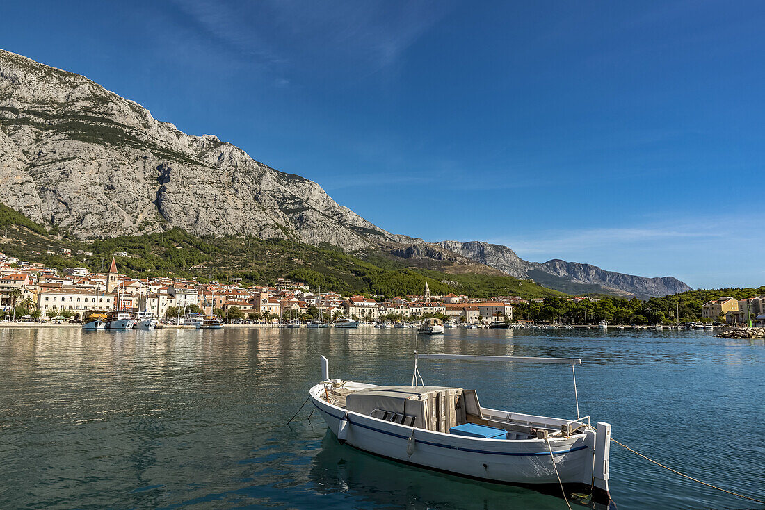 Hafen von Makarska, Makarska-Riviera; Makarska, Dalmatien, Kroatien