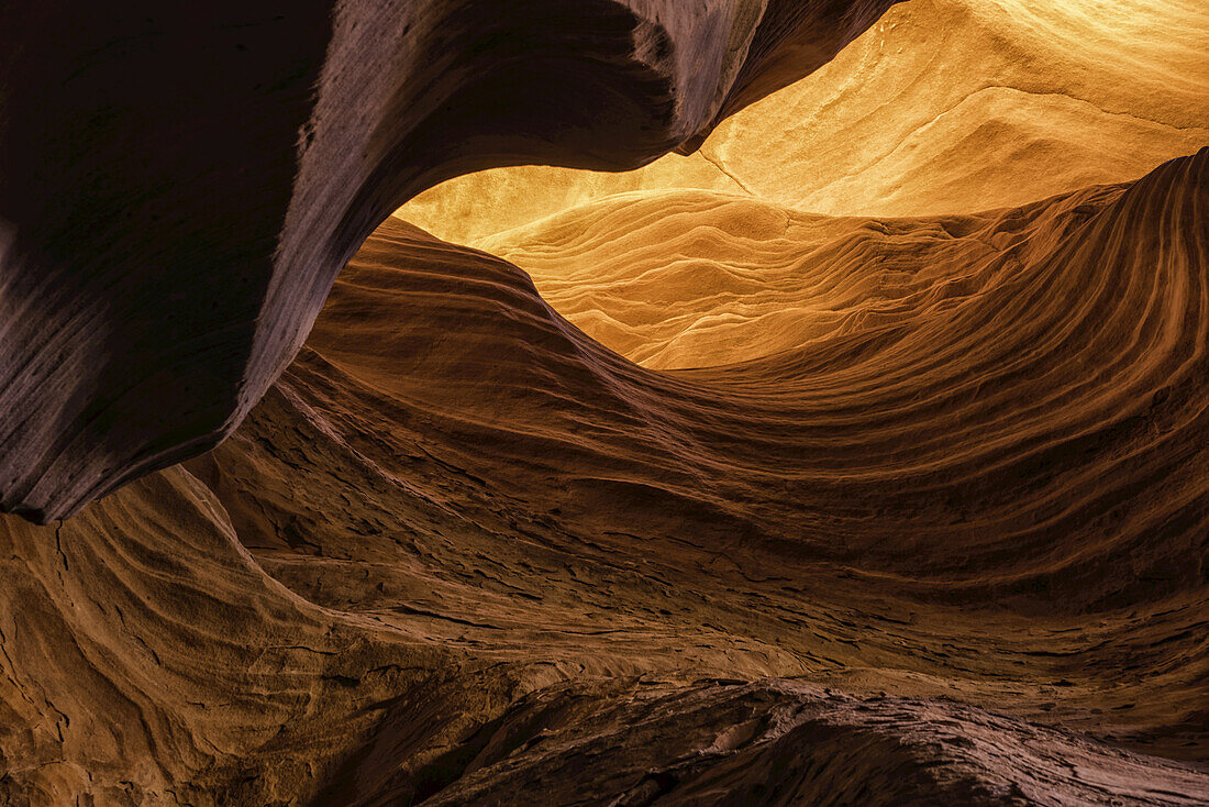 Slot Canyon known as Canyon X, near Page; Arizona, United States of America