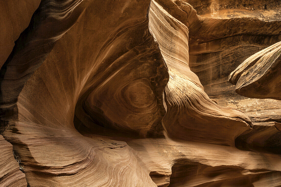 Slot Canyon known as Mountain Sheep Canyon; Page, Arizona, United States of America