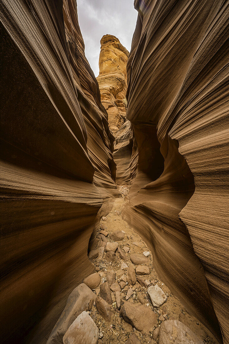 Slot Canyon known as Mountain Sheep Canyon; Page, Arizona, United States of America