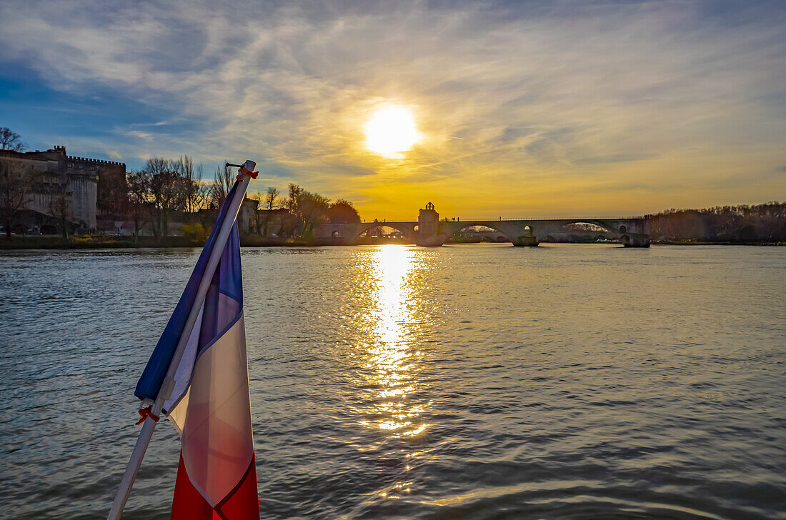 Pont Saint-Benezet; Avignon, Provence Alpes Côte d'Azur, Frankreich