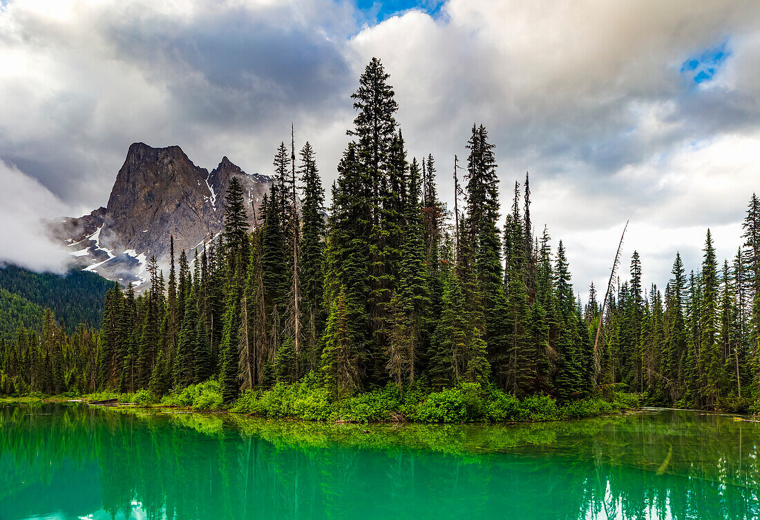Emerald Lake and the Natural Bridge, Yoho National Park; British Columbia, Canada