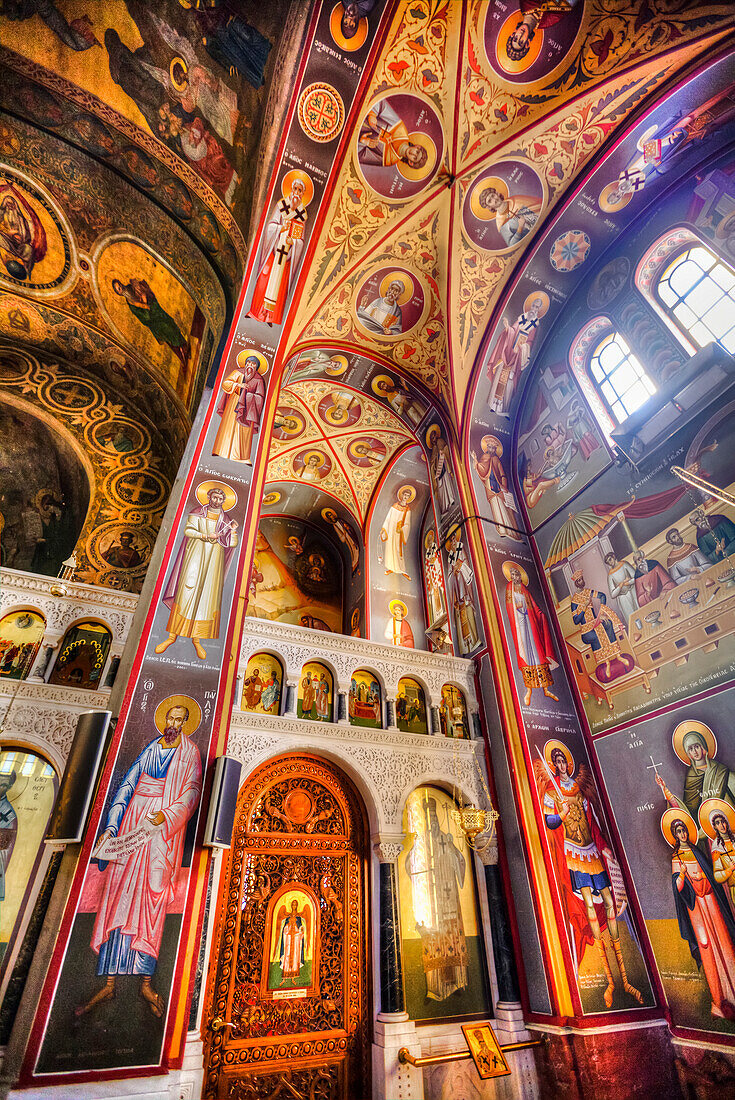 Frescoes, St Johns Forerunners Parish; Athens, Greece