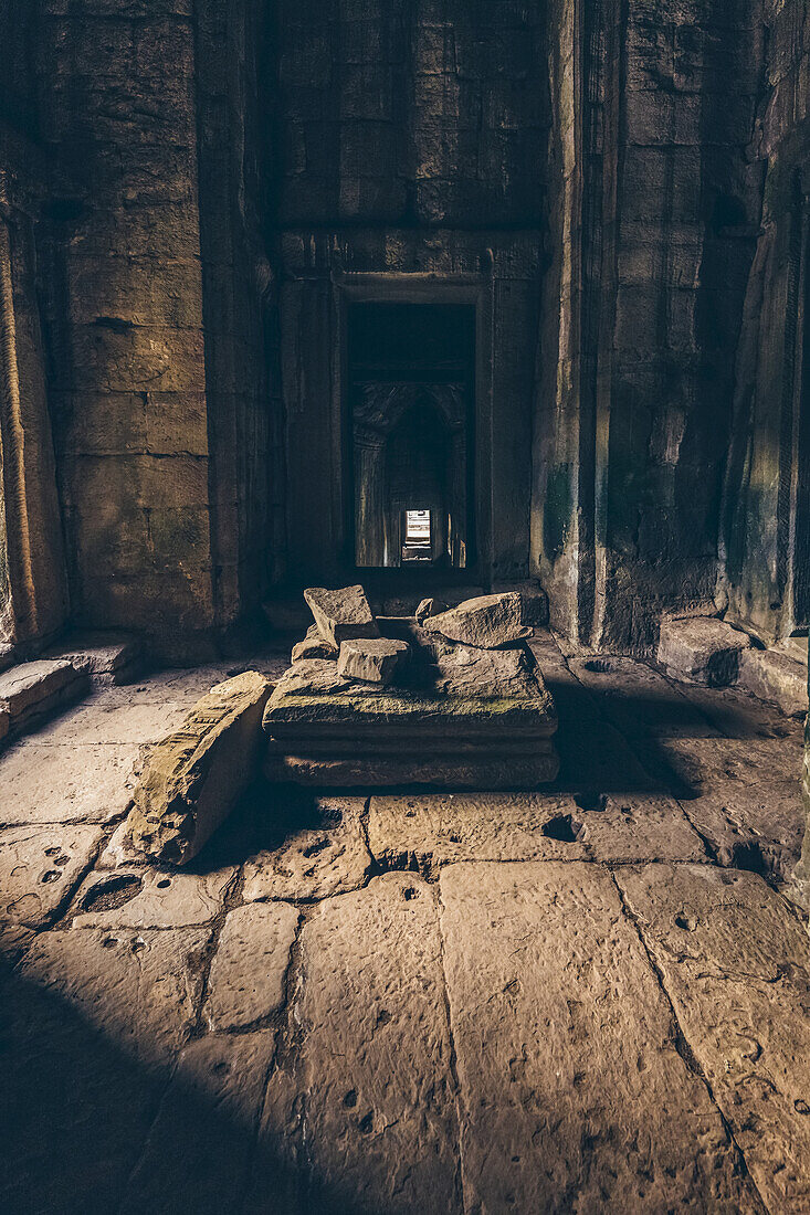 Bayon Temple in the Angkor Wat complex; Siem Reap, Cambodia