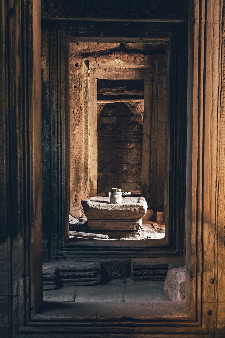 Bayon Temple in the Angkor Wat complex; Siem Reap, Cambodia