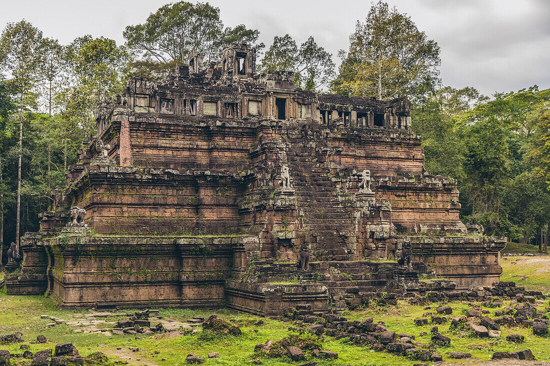 Phimeanakas Temple in the Angkor Wat complex; Siem Reap, Cambodia