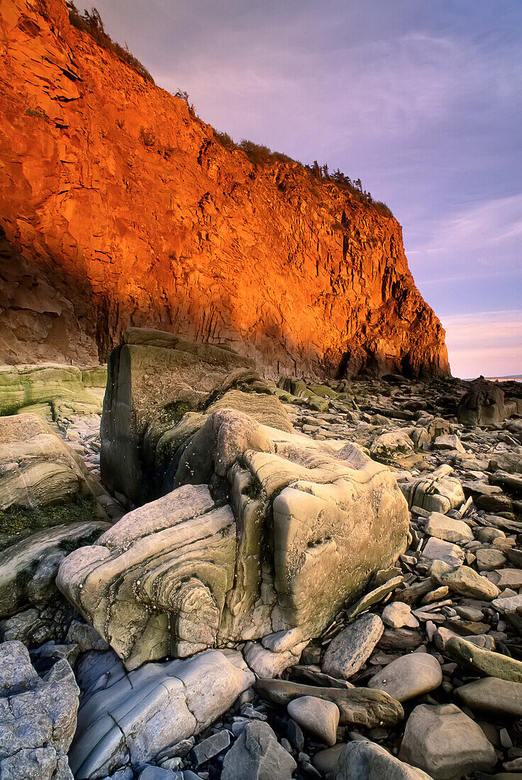 Cape Enrage, Chignecto Bay Bay of Fundy, New Brunswick Canada