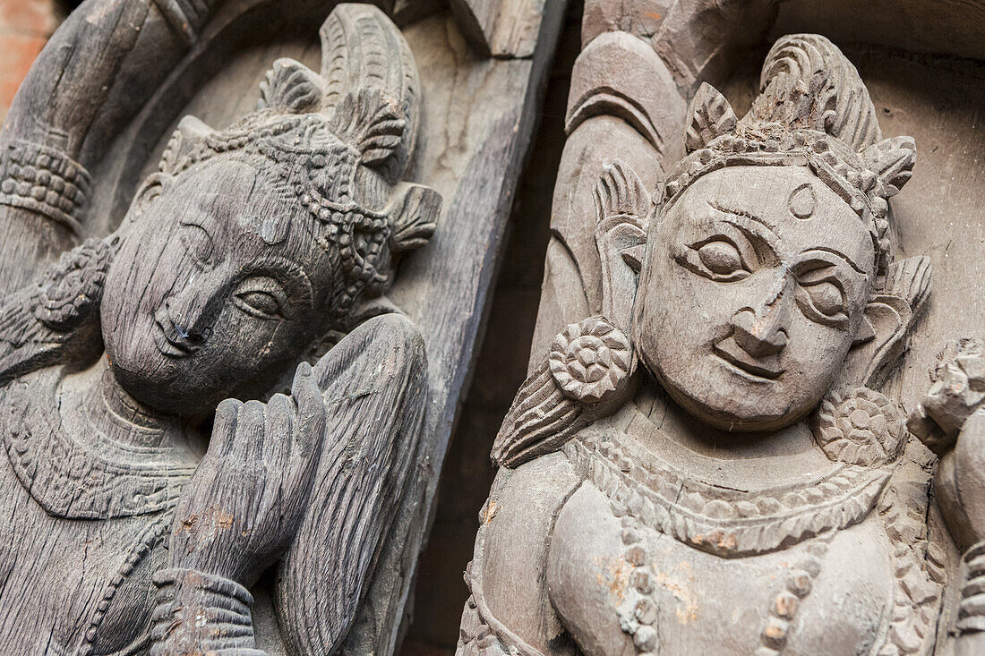 Relics at the Patan Museum, Durbar Square; Patan, Lalitpur, Nepal