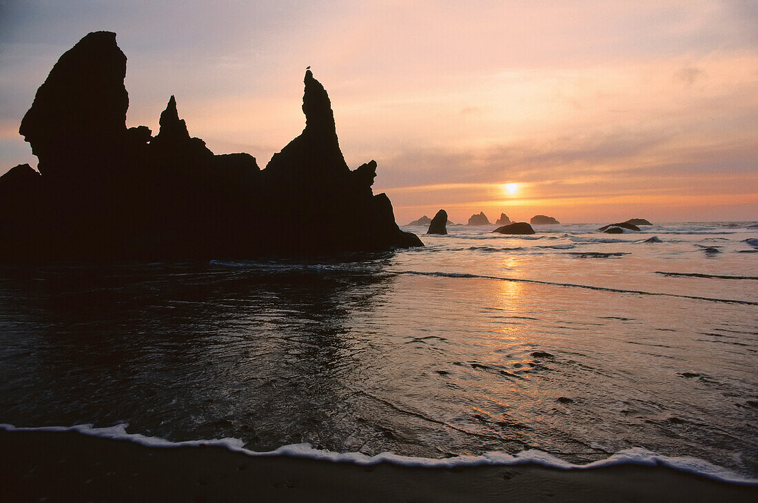 Bandon Beach, Oregon Coast, Oregon, USA