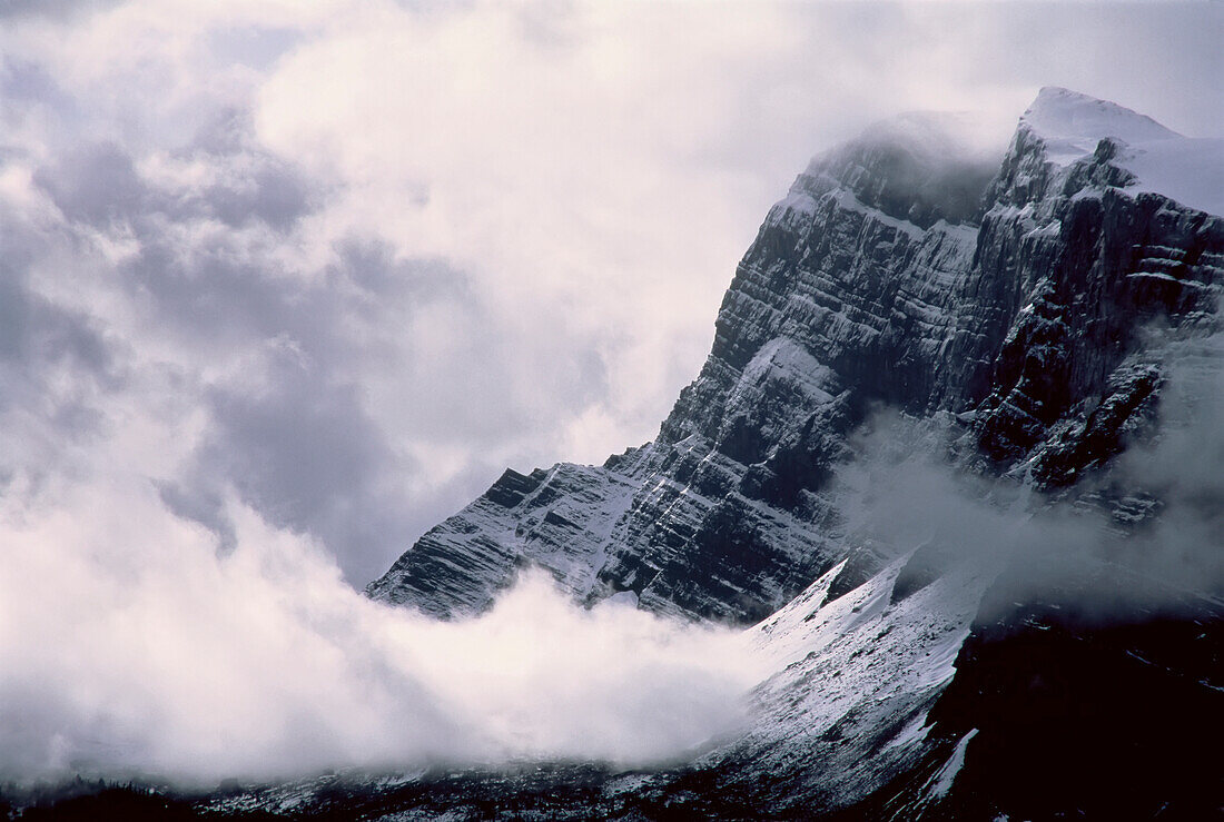 Waputik Range am Bow Lake Banff-Nationalpark Alberta, Kanada