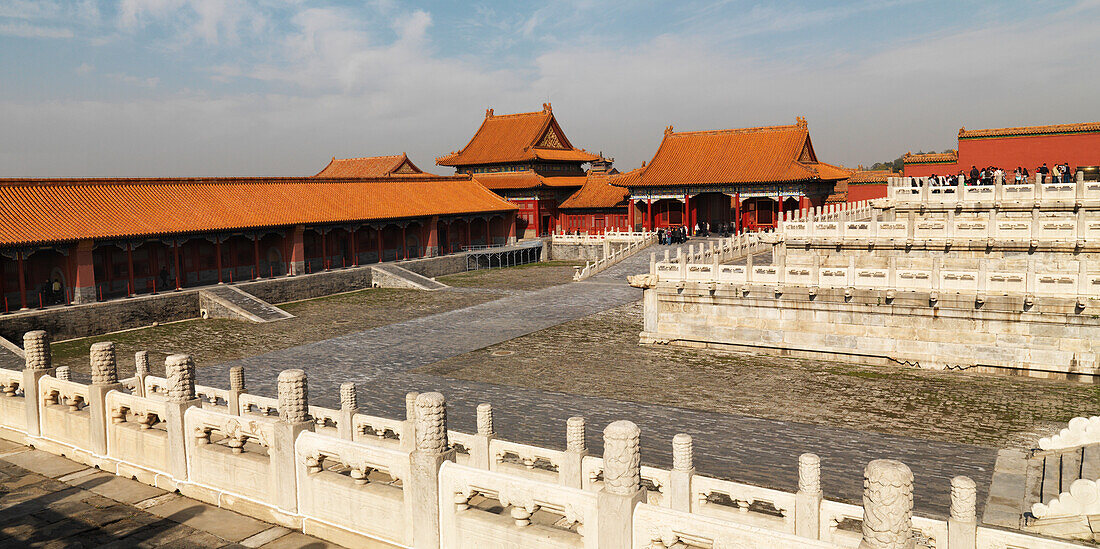 Dächer in der Verbotenen Stadt; Peking, China