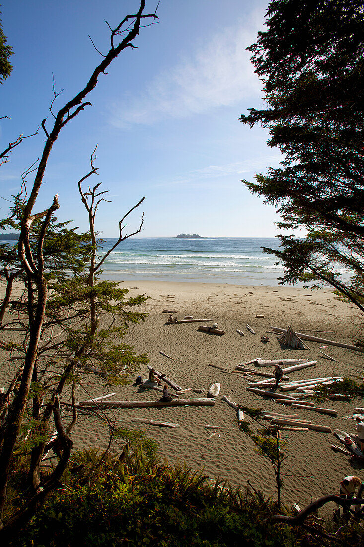 Florencia Bay In Pacific Rim National Park Near Tofino; British Columbia Canada