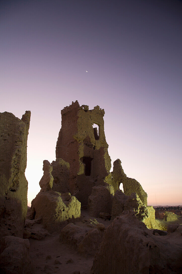 Die Stadt Siwa in der Oase Siwa nahe der Grenze zu Libyen; Siwa Ägypten