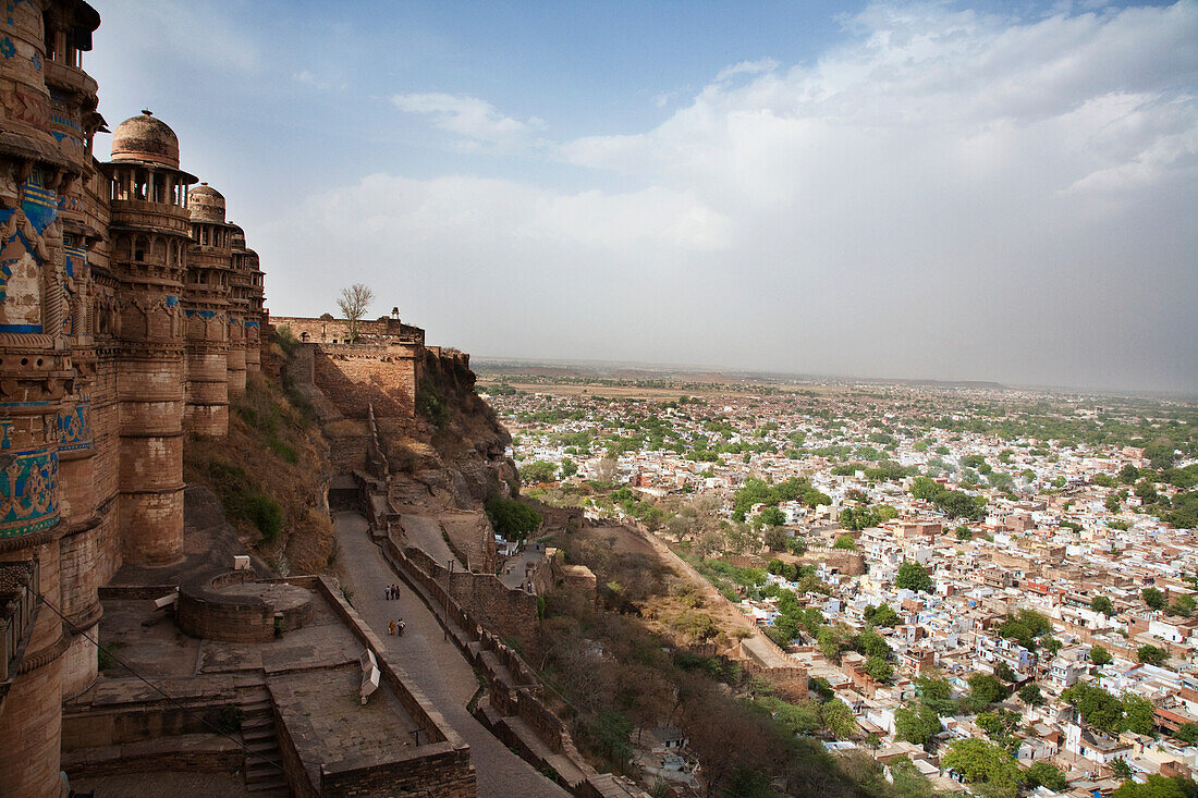 Fort: Man Singh Palace, Gwalior, Madhya Pradesh, Indien