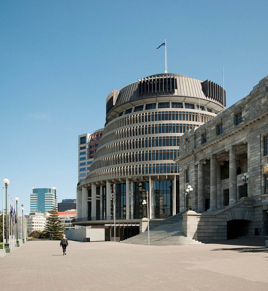 Parlamentsgebäude; Wellington, Neuseeland
