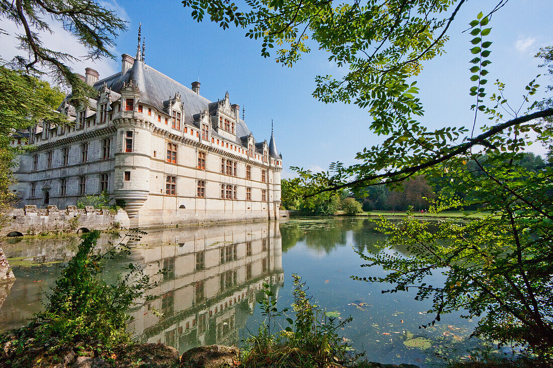 Chateau D'azay-Le-Rideau, Azay-Le-Rideau, Indre-Et-Loire, France