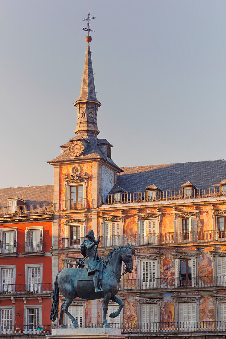 Reiterstandbild von König Felipe Iii; Madrid Spanien