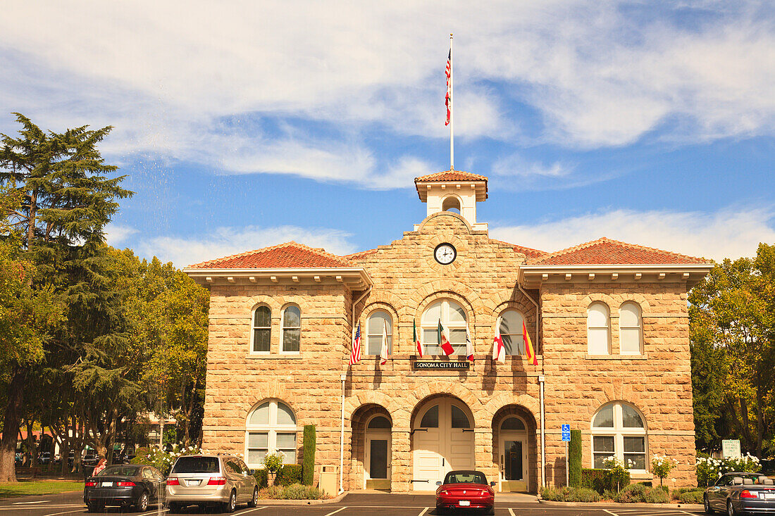 Rathaus; Sonoma Kalifornien Vereinigte Staaten Von Amerika