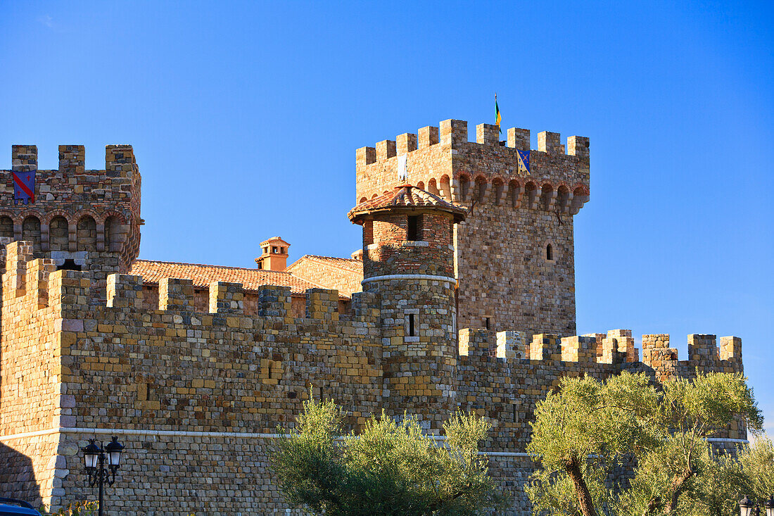 Weingut Castello Di Amorosa; Napa Area California Vereinigte Staaten Von Amerika